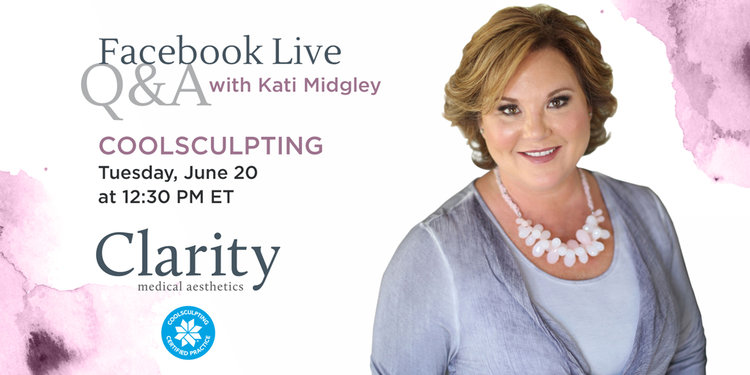 Kati Midgley, PA-C for Facebook Live CoolSculpting