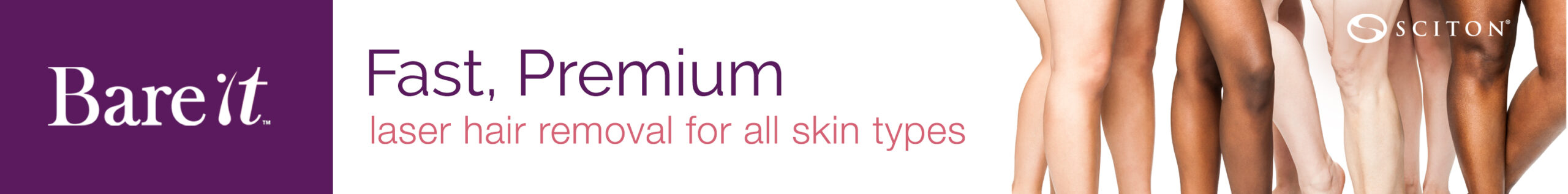 Fast, premium laser hair removal for all skin types