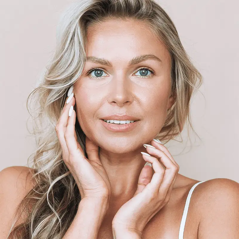 PDO thread lift treatment to lift and tighten sagging skin, stimulate collagen production, and create a more youthful facial contour.